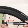 Rockbros JG-PB-11 130 PSI Bicycle Pump with Handle and Ball Needle - Black