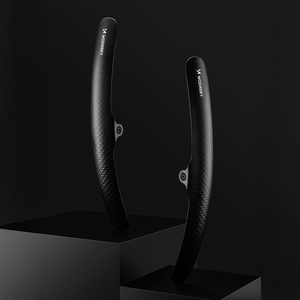 Wozinsky WBR-01 universal adjustable bicycle fender - black - OUTLET