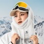Qunature Arctic Velvet Ski Balaclava Size M - White - OUTLET