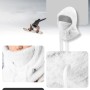 Qunature Arctic Velvet Ski Balaclava Size M - White - OUTLET