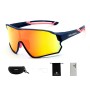 Rockbros 10134PL Polarized Cycling Glasses - Blue and Pink - OUTLET