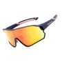Rockbros 10134PL Polarized Cycling Glasses - Blue and Pink - OUTLET