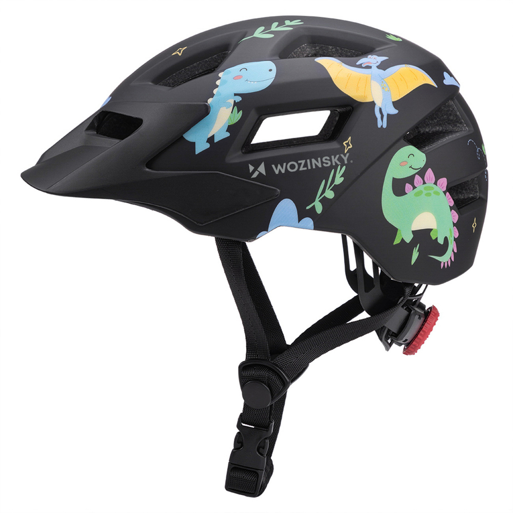 Wozinsky Children's MTB Bike Helmet with Detachable Visor XS - Black - OUTLET