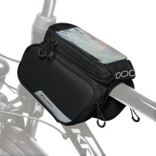 Wozinsky frame bike bag + detachable phone cover up to 6.5 &amp;quot;1.5l black (WBB7BK)