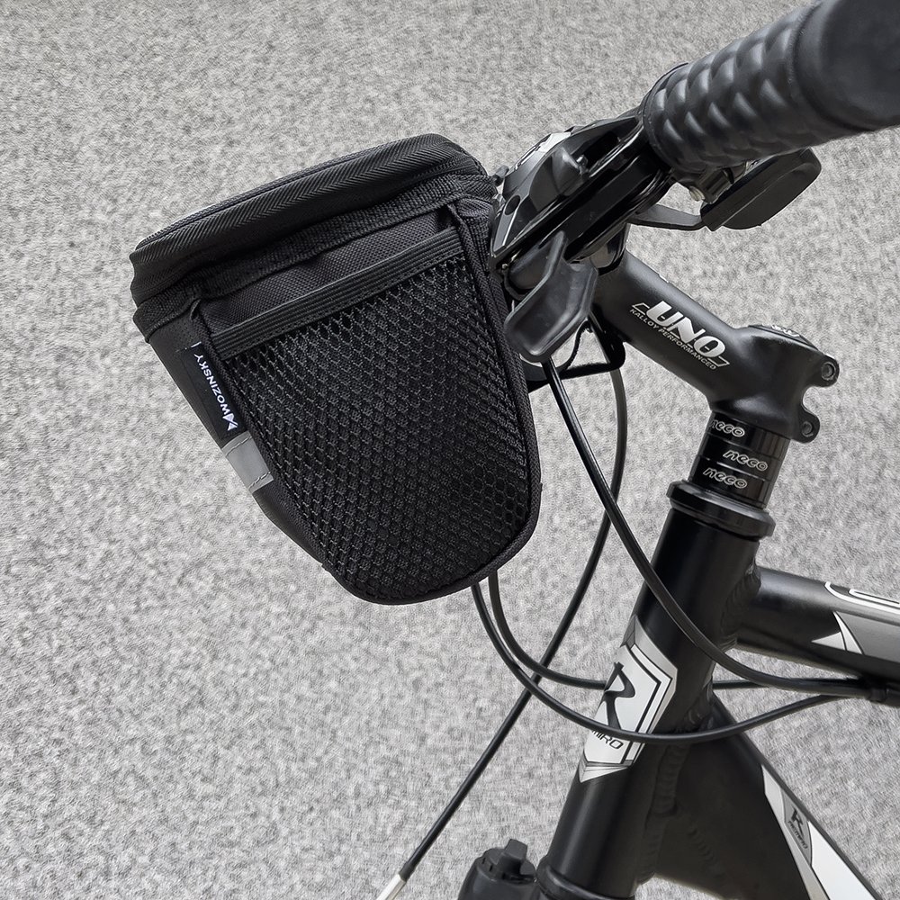 Wozinsky Bike Handlebar Bag with Phone Case 2L Black (WBB12BK)