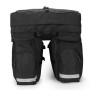 Wozinsky 60L spacious bike rack bag (rain cover included) black (WBB13BK)