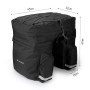 Wozinsky 60L spacious bike rack bag (rain cover included) black (WBB13BK)