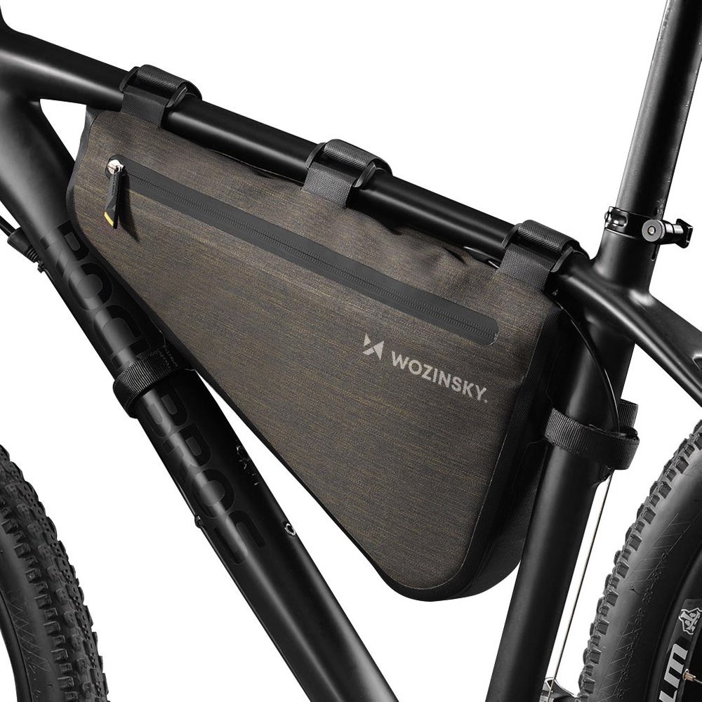 Wozinsky Bicycle Frame Bag 3.5L Gray (WBB15BK)