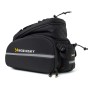 Wozinsky large bike rack bag 35l + rain cover black (WBB19BK)