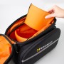 Wozinsky large bike rack bag 35l + rain cover black (WBB19BK)