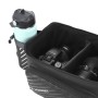 Wozinsky Bike Pannier Rack Bag with Shoulder Strap 9L (Rain Cover Included) Black (WBB22BK)