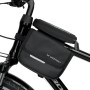 Wozinsky bicycle frame bag, waterproof phone case, 1.5l, black (WBB26BK)