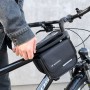Wozinsky bicycle frame bag, waterproof phone case, 1.5l, black (WBB26BK)