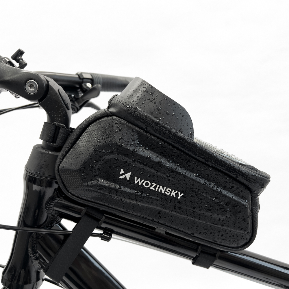 Wozinsky Bike Frame Bag with Phone Case 1.7L Black (WBB28BK)