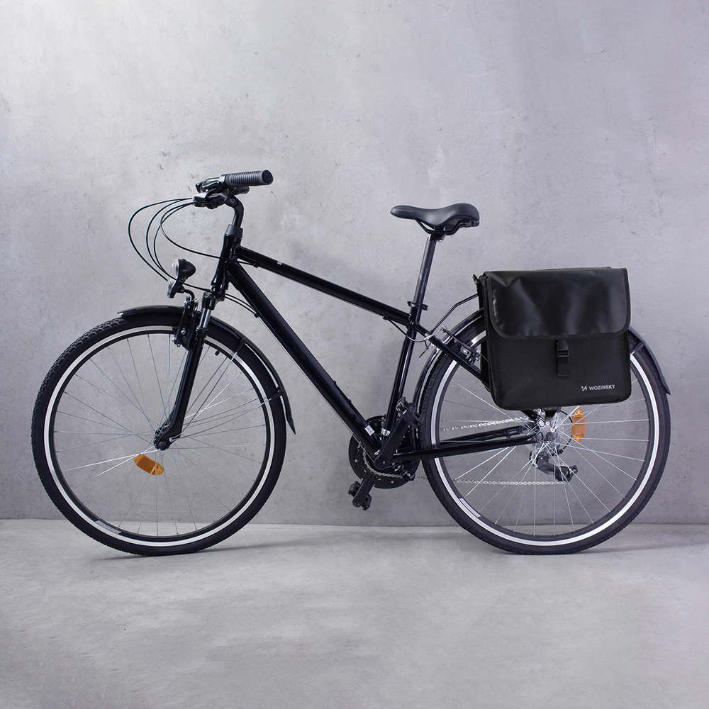 Wozinsky Double Bike Pannier for Trunk 28L Black (WBB34BK)